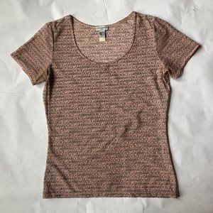 DOLCE AND GABBANA MESH LOGO TEE SIZE M